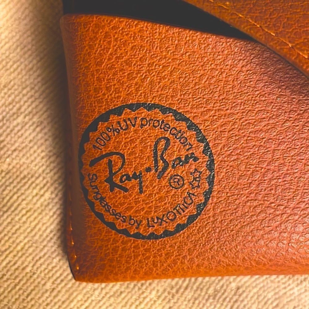 RAY-BAN Leather Sunglasses Case 🕶